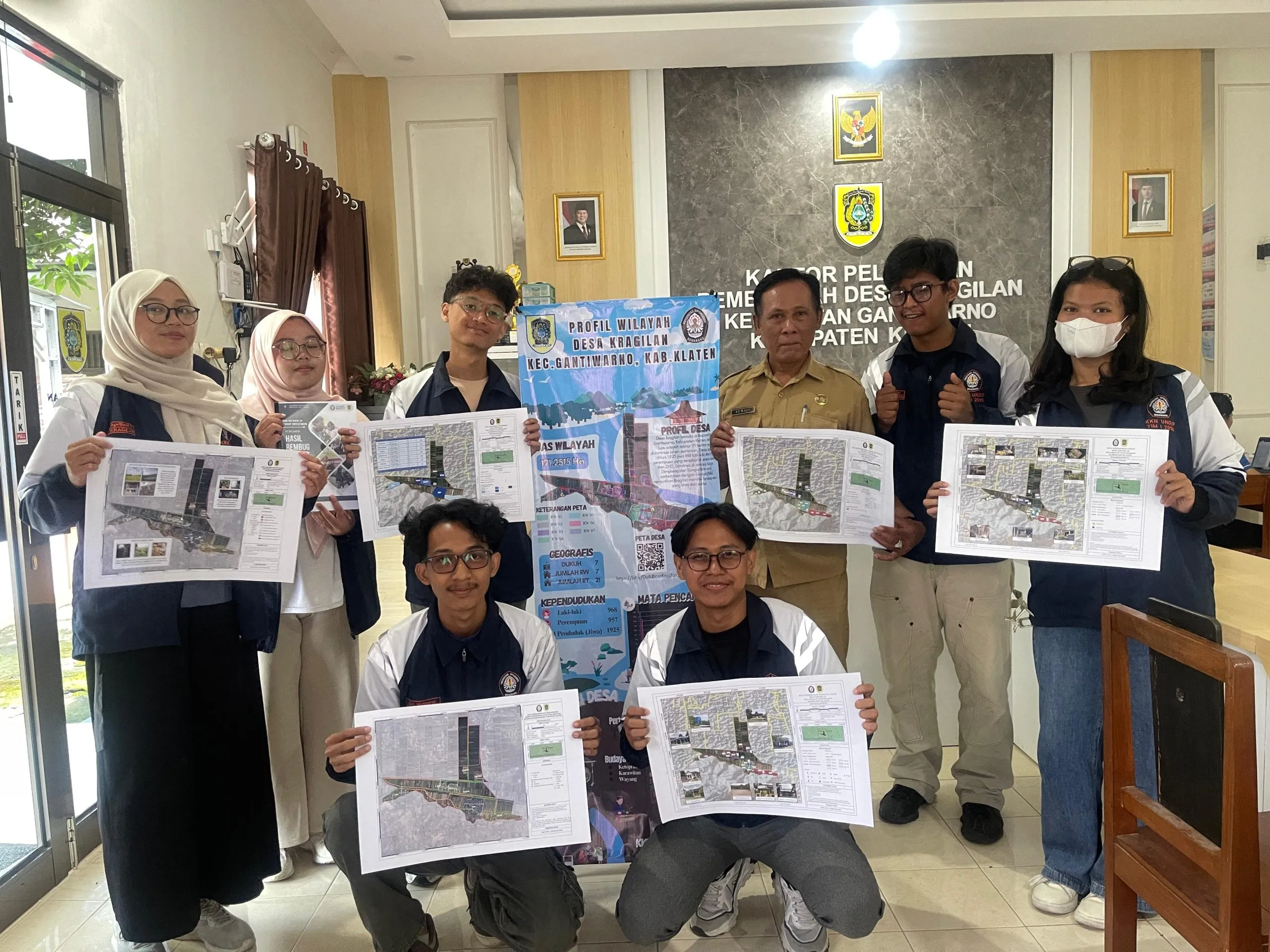 Mahasiswa KKN Undip Dukung Penguatan Basis Data Melalui Penyusunan Peta Potensi Desa Kragilan sebagai Dasar Perencanaan Berbasis Spasial