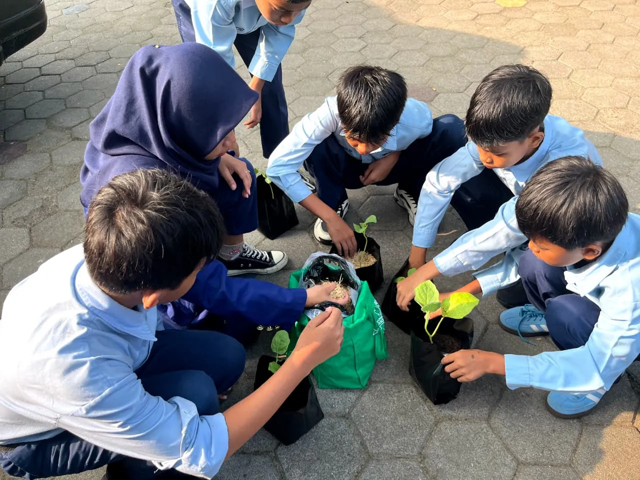 Tanam Sehat, Tumbuh Cerdas! Mahasiswa UNY Wujudkan Kebun Gizi Sekolah Berbasis Kearifan Lokal bersama Siswa SD Negeri Puren 2 Tanam Sehat, Tumbuh Cerdas! Mahasiswa UNY Wujudkan Kebun Gizi Sekolah Berbasis Kearifan Lokal bersama Siswa SD Negeri Puren