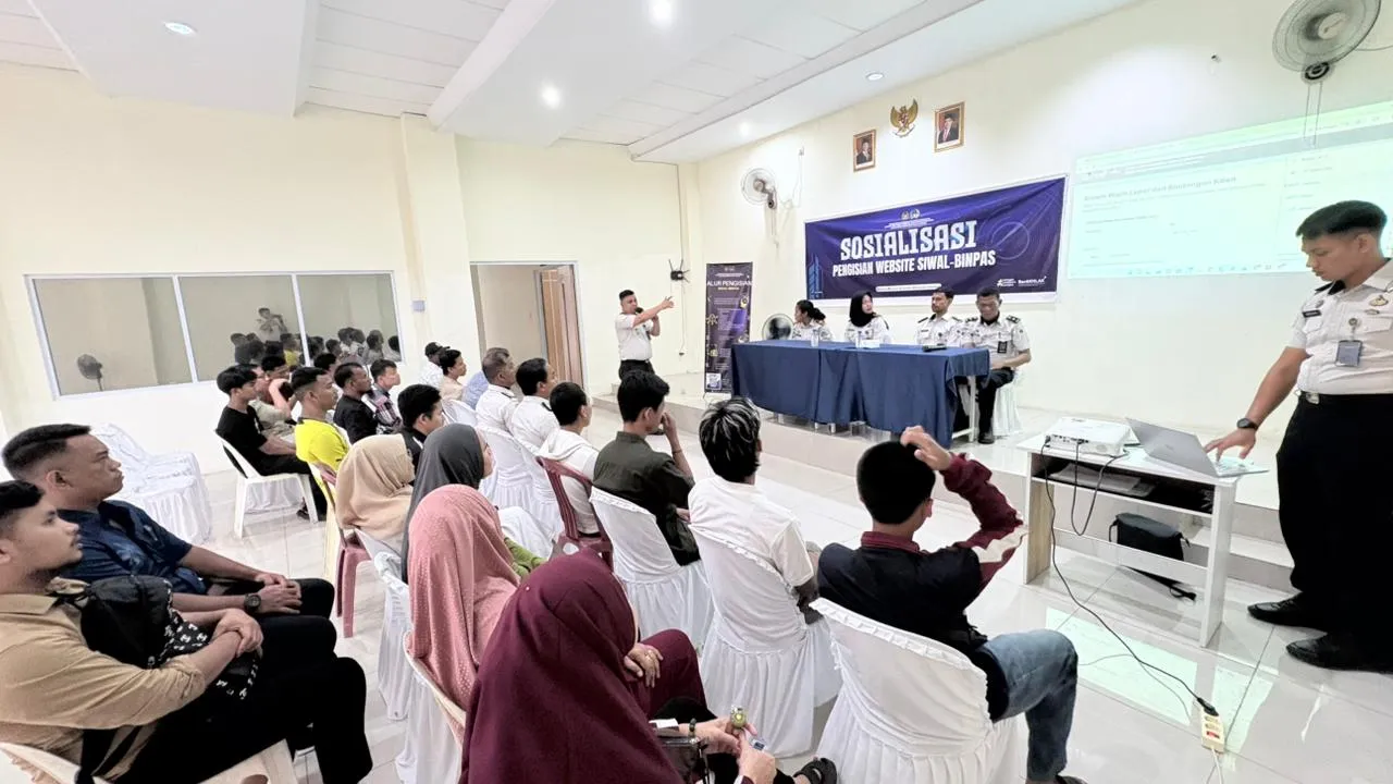 Sosialisasi SIWAL-BINPAS, Bapas Kelas II Batam Dorong Transformasi Digital Pelayanan Wajib Lapor dan Pembimbingan Klien Pemasyarakatan